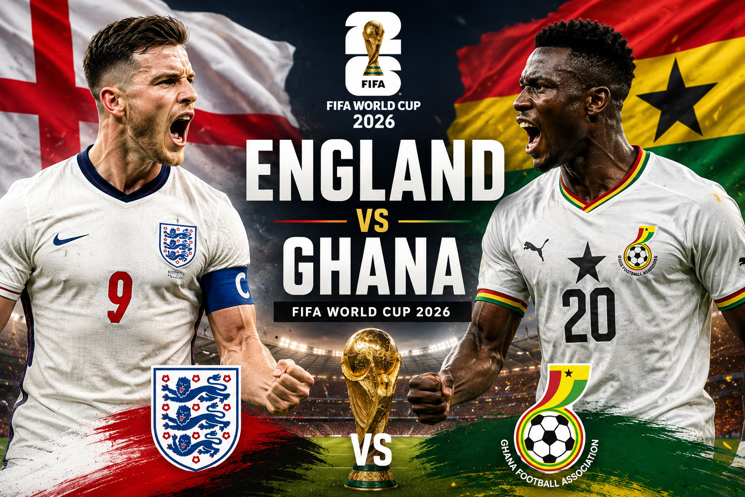 England vs Ghana World Cup 2026 Prediction and Key Matchups