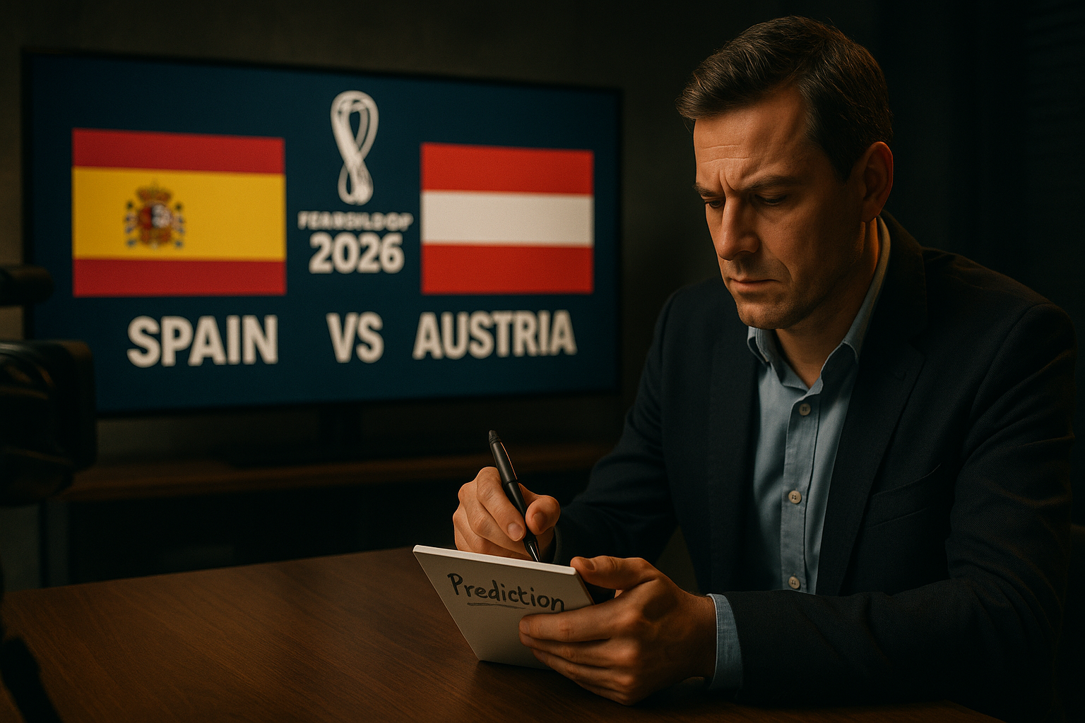 World Cup 2026 Spain vs Austria prediction calm low-scoring