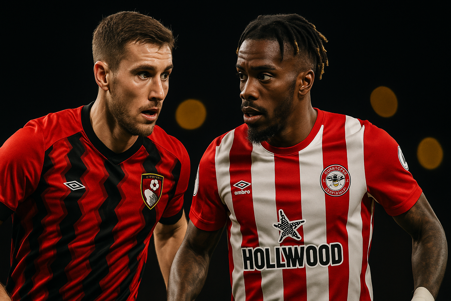 Bournemouth vs Brentford prediction shows 1–1 and BTTS likely